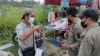 Satpol PP Edukasi Protokol Kesehatan Pedagang di Perum Sudirman Indah Tigaraksa