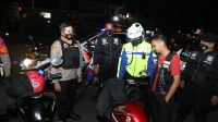 Fokus Cegah Covid-19 dan Antisipasi Guantibmas, Polresta Tangerang Gelar Patroli Skala Besar