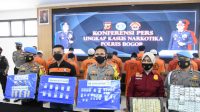 Polres Bogor Berhasil Bekuk 19 Tersangka Peredaran Narkotika di Wilayah Kabupaten Bogor