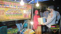 Pedagang Kaki Lima Dapat Berkah dari Pimpinan Patroli Skala Besar Polda Riau