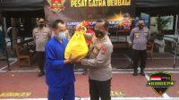 Bantu Sesama Polresta Yogyakarta Gandeng Akpol 1993 Bagikan Sembako Ke Abang Becak