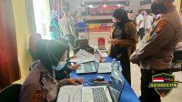 Gerai Vaksin Polres Kampar Kembali Gelar Vaksinasi Untuk Keluarga Polri dan Masyarakat