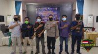 Vaksinasi Kabid Humas Presisi Polda Kepri Bersama Awak Media