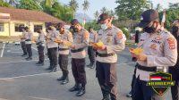Pembacaan Asmaul Husna Sebelum Apel Pagi Oleh Seluruh Personil Polres Pandeglang