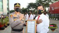 23 Anggota Polresta Tangerang Berprestasi Dapat Penghargaan