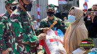 Danrem 061/Sk Dampingi Menhub dan Pangdam III/Slw Tinjau Serbuan Vaksinasi