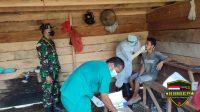Personel TNI-Polri Lakukan Tracing dan Penyemprotan Disinfektan di Kabupaten Mimika