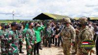 Kasad Meninjau Latma Garuda Shield Ke-15 di Amborawang