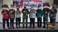 Pencanangan Pin Vaksinasi, Pangdam XVIII/Kasuari : Kita Harus Merdeka Dari Wabah Pandemi Covid 19