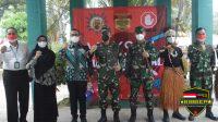 Anggota TNI AD Otsus Papua di hadirkan dalam Vaksinasi Dosis 2 Koramil 03/ Serpong