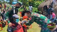 Serbuan Vaksinasi Kodim Jayawijaya di Kampung Ilekma Disambut Baik Masyarakat