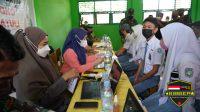 Yayasan Kartika Jaya Korem 143/HO Lakukan Vaksinasi Murid SMP Kartika XX-6 dan SMA Kartika XX-2 Kendari