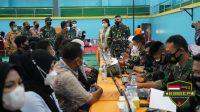 Korem 143/HO Bantu Vaksinasi Mahasiswa Universitas Halu Oleo Kendari