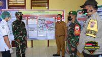 Pangdam I/BB Tinjau Posko PPKM Kelurahan Pasar, Kota Gunungsitoli, Kep. Nias