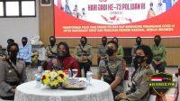 Jajaran Polwan Polres Bogor Gelar Upacara HUT Polwan Ke 73 Secara Virtual Dan Syukuran