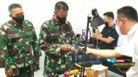 Kadislitbangad Tinjau Progress Prototype Robot Training Tembak Reaksi Integrated dan Prototype Sensor Tembak Counter Sniper Program Litbanghan TA. 2021
