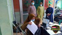 Polsek Lebakwangi Polres Kuningan Layani Vaksin Ratusan Warga Maleber