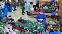 TNI AL Lanal Cirebon Gelar Servak dan Donor Darah di Kota Cirebon