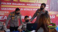 Kapolresta Tangerang Tinjau Gerai Vaksin Presisi Polsek Balaraja