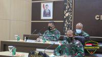 Bahas Penanganan Covid-19, Pangdam Cenderawasih Ikuti Vicon Bersama Panglima TNI