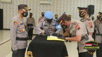 Polres Cilacap gelar Upacara Serah Terima Jabatan Kapolsek Nusakambangan dan Kapolsek Dayeuhluhur