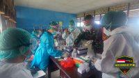 Minimalisir Covid-19, Satgas Pamtas Yonif Mekanis 643/Wns Bantu Pemerintah Lakukan Langkah 3T di Wilayah Perbatasan