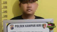 Polsek Kampar Kiri Tangkap Pelaku Pencabulan Terhadap Anak Dibawah Umur