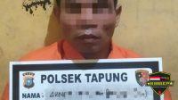 Bawa Kabur Truk Bermuatan Sawit Lalu Terguling, Satu Pelaku Tertangkap Karena Kejepit Truk