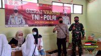 Polsek Labuan polres pandeglang gelar giat vaksin Di Sekolah Mts 2