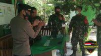 HUT TNI Ke 76, Dua Kapolsek Sambangi Koramil 0309/Bojongmanik