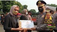 5 Personil Babhinkamtibmas, Nakes dan Relawan Sebanyak 49 Orang Mendapatkan Penghargaan