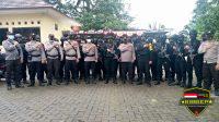 Kapolsek Pulosari Lepas Brimob Resrimen Dan BKO Polda Banten