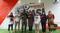 Menparekraf Tinjau Serbuan Vaksinasi Gelaran Korem 061/SK Bekerja Sama Dengan PT. Eigerindo