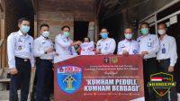 Kumham Peduli, Kumham Berbagi Lapas Cilegon Gelar Bakti Sosial