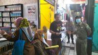 Polsek Pandeglang Bersama Tim Gugus Tugas Kabupaten Pandeglang Adakan Patroli Di Pasar Tradisional