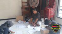 Kapolsek Labuan Polres Pandeglang Kontrol Surat Suara
