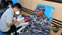 Prajurit Lantamal IV Sumbangkan Darahnya Untuk Sesama