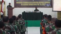 Babinsa Jajaran Korem 064/MY Menerima Pembekalan Intelijen Teritorial