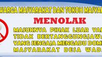 Wadas Kondusif, Warga Tolak Campur Tangan Orang Luar yang Sengaja Buat Opini Tidak Aman