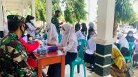 Secara Door to Door, Vaksinasi Koramil 410-04/TKT Menyasar Panti Asuhan dan Ponpes Al-Banin