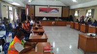 Satgas Yonmek 403 Hadiri Rakor dan Apel Gabungan Siaga Bencana Alam