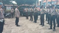 Kapolsek Pandeglang Pimpin Apel Penerimaan Siswa Latja Dari SPN Mandalawangi Polda Banten