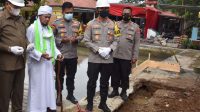 Kapolres Bogor Tandai Pembangunan Mushola Polsek Megamendung di Mulai Dengan Peletakan Batu Pertama