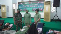 Korem 064/MY Gelar Baksos Donor Darah, Memperingati Hari Juang TNI AD Tahun 2021