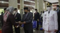 Alih Tugas Pejabat Pemkab Indramayu,Endang Ismiati Gantikan Camat Sliyeg Wasga Ciptowibowo