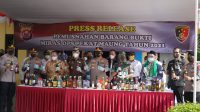 Hadiri Pemusnahan Miras Danrem 064/MY Ucapkan Selamat Atas Keberhasilan Polda Banten