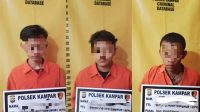 Unit Reskrim Polsek Kampar Tangkap 3 Orang Pelaku Coranmor