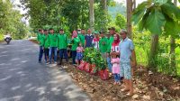 Desa Kota Jawa Kecamatan Way Khilau Terus Berkarya Bersama Karang Taruna Dengan Menanam 1.000 Pohon