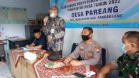 Kapolsek Banjar Hadiri Musdes Desa Pareang Kecamatan Mekarjaya
