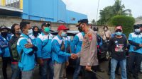 Polresta Tangerang Kawal Keberangkatan Massa Aksi Buruh SPN Unras ke Gedung DPR